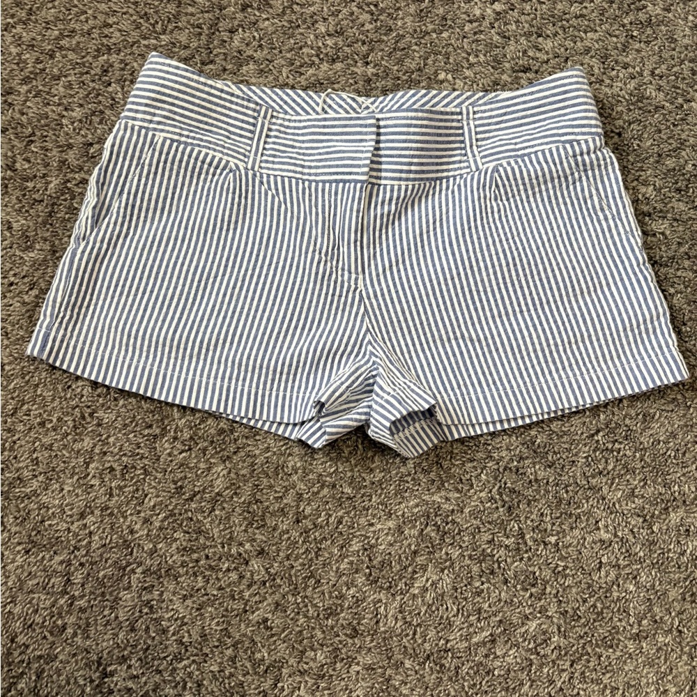 High Waist Striped Women's Shorts